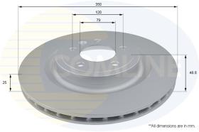 COMLI ADC1282V - COATED BRAKE DISC