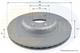 COMLI ADC2839V - COATED BRAKE DISC