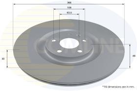 COMLI ADC2925V - COATED BRAKE DISC