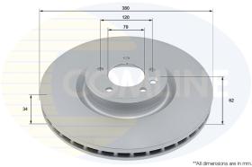 COMLI ADC5048V - COATED BRAKE DISC