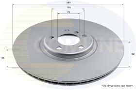 COMLI ADC2877VL - COATED BRAKE DISC