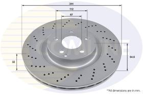 COMLI ADC2961V - COATED BRAKE DISC