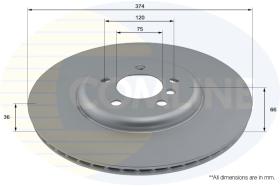 COMLI ADC2891VR - COATED BRAKE DISC