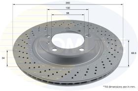 COMLI ADC2918VL - COATED BRAKE DISC