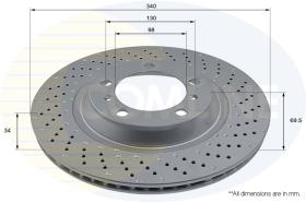 COMLI ADC2919VR - COATED BRAKE DISC