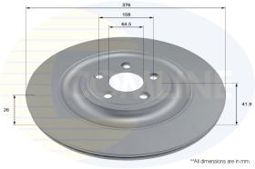 COMLI ADC2945V - COATED BRAKE DISC