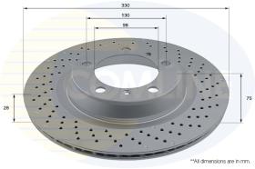 COMLI ADC2935VR - COATED BRAKE DISC