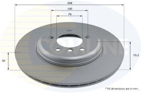 COMLI ADC2855V - COATED BRAKE DISC