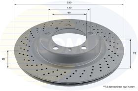 COMLI ADC2934VL - COATED BRAKE DISC