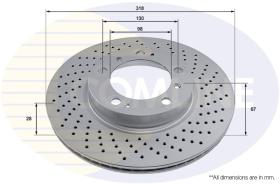 COMLI ADC2899VR - COATED BRAKE DISC