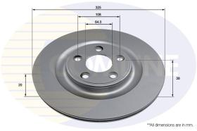 COMLI ADC2944V - COATED BRAKE DISC