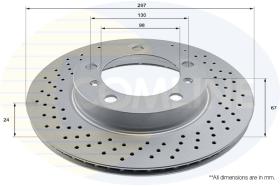 COMLI ADC2910VL - COATED BRAKE DISC