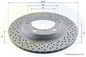 COMLI ADC2905V - COATED BRAKE DISC