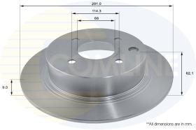 COMLI ADC0283 - BRAKE DISC