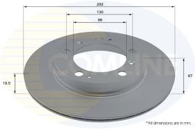 COMLI ADC2897V - COATED BRAKE DISC