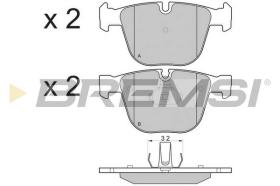 BREMS BP3129 - B. PADS BENTLEY ARNAGE (II) BMW 745I BMW