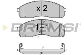 BREMS BP2991 - B. PADS KIA CARNIVAL KIA SEDONA