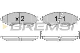 BREMS BP2834 - B. PADS CHEVROLET EPICA EVANDA NUBIRA RE