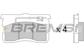 BREMS BP2017 - B. PADS CITROEN