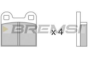 BREMS BP2042 - B. PADS BMW, NISSAN, OPEL, VW, NSU