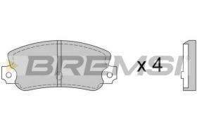 BREMS BP2074 - B. PADS FIAT, LANCIA, AUTOBIANCHI