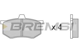 BREMS BP2140 - B. PADS SEAT FURA SEAT 127