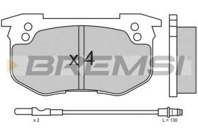 BREMS BP2160 - PASTILLA DE FRENO