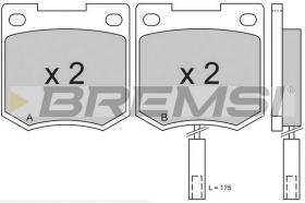 BREMS BP2171 - B. PADS TALBOT SIMCA SUNBEAM