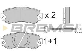 BREMS BP2175 - B. PADS TALBOT ALPINE TALBOT SIMCA 1510