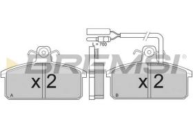 BREMS BP2265 - B. PADS FIAT RITMO FIAT STRADA