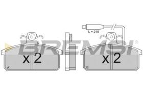 BREMS BP2265-1 - B. PADS SEAT IBIZA FURA