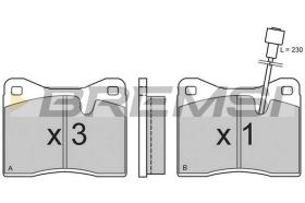 BREMS BP2295 - B. PADS MASERATI BITURBO (425)