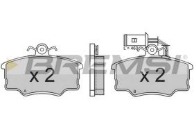 BREMS BP2376 - B. PADS ALFA ROMEO ALFA 164