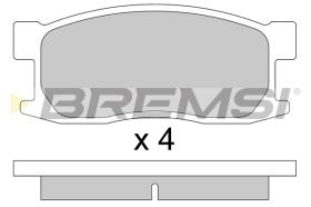 BREMS BP2407 - B. PADS HONDA