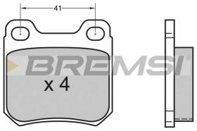 BREMS BP2412 - BRAKE PADS OPEL OMEGA