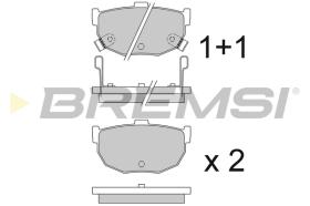 BREMS BP2570 - PASTILLA DE FRENO