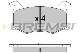 BREMS BP2576 - PASTILLA DE FRENO