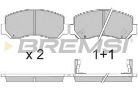 BREMS BP2727 - B. PADS ASIA MOTORS ROCKSTAR MAZDA E SER