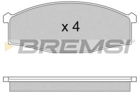 BREMS BP2757 - B. PADS NISSAN CABSTAR