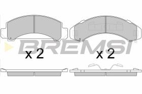 BREMS BP2782 - B. PADS FORD USA