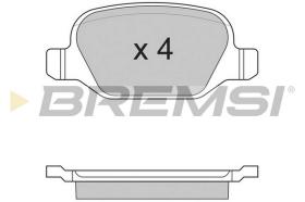 BREMS BP2891 - B. PADS FIAT PUNTO (III) FIAT PUNTO (II)