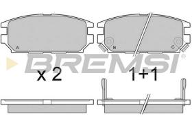 BREMS BP3046 - B. PADS MITSUBISHI