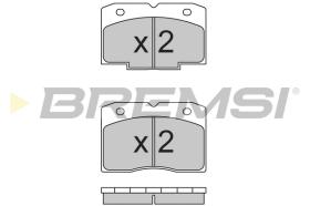 BREMS BP3742 - B. PADS EFFETI GASOLONE