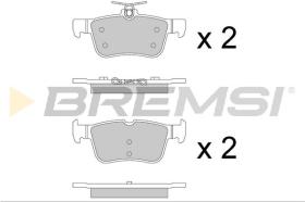 BREMS BP3877 - B. PADS FORD, FORD USA