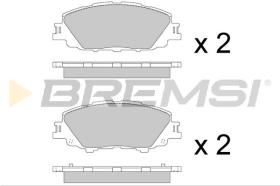 BREMS BP3880 - B. PADS TOYOTA