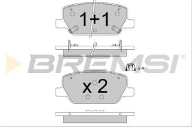 BREMS BP3881 - B. PADS HYUNDAI