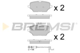 BREMS BP3882 - B. PADS MERCEDES-BENZ