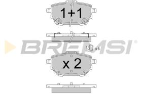 BREMS BP3883 - B. PADS TOYOTA