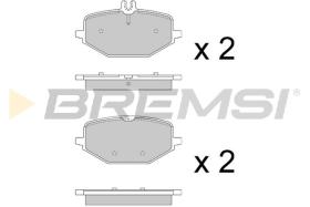 BREMS BP3884 - B. PADS MERCEDES-BENZ