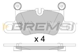 BREMS BP3892 - B. PADS PORSCHE